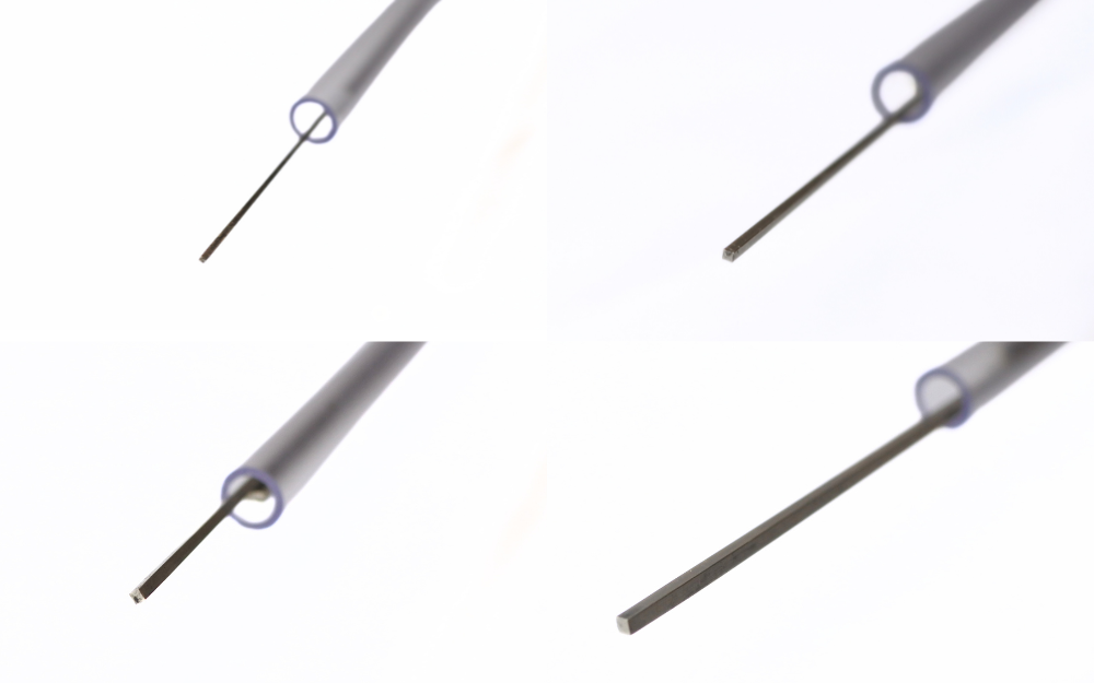 【お試し用】洋白 正角線  硬さ ハード 全サイズALL 磨き済 真鍮 角形 巻線 0.8・1.0・1.2・1.5mm 角×10cm 単位 カット販売 アクセサリー 彫金 ワイヤーアート 針金 材料