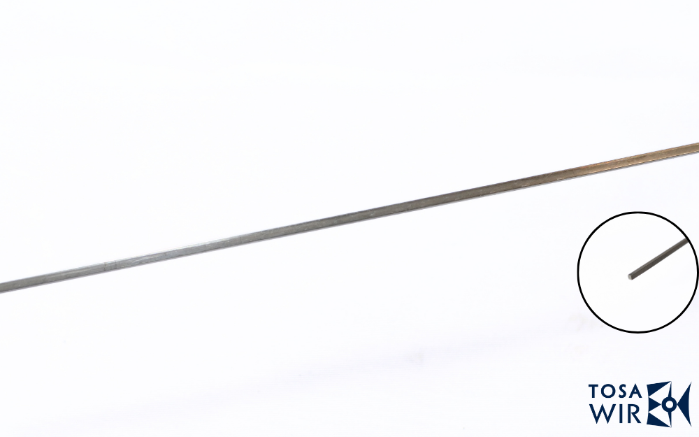 洋白 正角棒  硬さ ハード 厚さ L 洋白角形 棒状 1.5mm 角 ×1m アクセサリー 彫金 ワイヤーアート 針金 材料